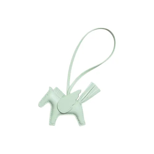 HERMES Rodeo Pegase Milo (фиолетовый) Овечья кожа с Swift кожа Подвеска Аксессуары для сумок Маленький Женский Пряный Мятно-зеленый