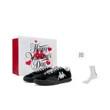 Чёрный/Классический Белый [День Святого Валентина Сумка для покупок + Носки]