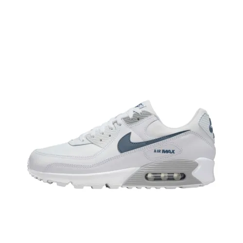 Nike Air Max 90 Low Топ Повседневная обувь Мужская Серый Синий