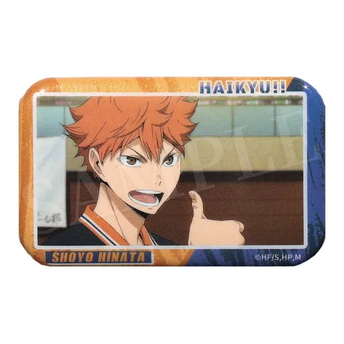 BOOM COMIC Шоё Хината Рюносукэ Танака Тобио Кагеяма Haikyuu!! S3 Ключевые кадры Значки