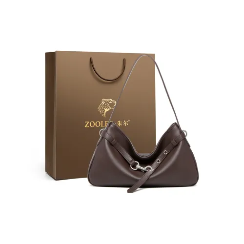 ZOOLER Сумка через плечо из крупнозернистой текстуры коровьей кожи женская черный эбеновый