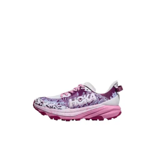 HOKA ONE ONE SPEEDGOAT 6 Детская беговая обувь Низкий топ Фасолево-красный Kids