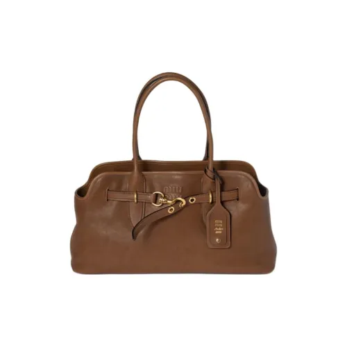 MIU MIU Aventure Nappa Sheepskin Unisex Oak