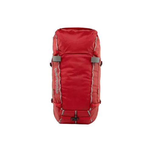Patagonia Переработанный нейлон Альпинизм Поход Рюкзак Большой Унисекс Красный