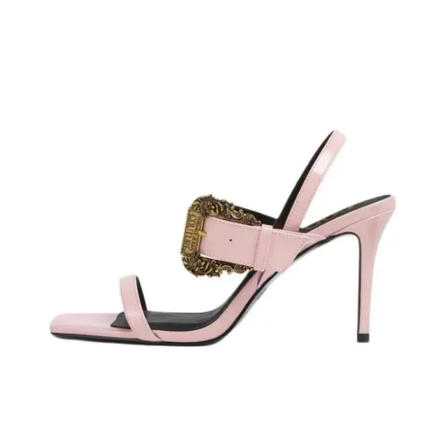 VERSACE Emily One Ремешок Сандалии 8,5 см Женские Розовые