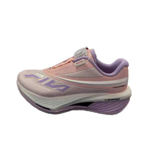 FILA KIDS BOA Амортизация Износостойкий Низкий Топ Детская Беговая Обувь Розовый Фиолетовый