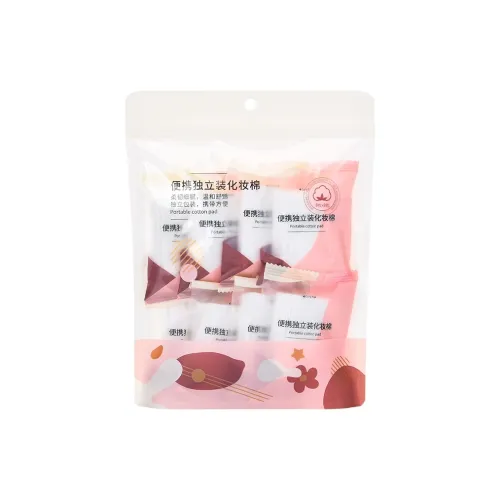 XIHUALUO 100% хлопок Двойная сторона Повторно используемые Пads для удаления макияжа