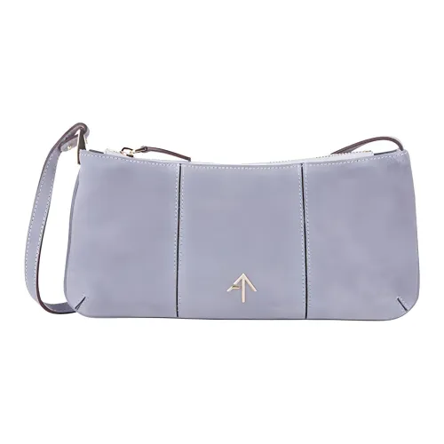 Manu Atelier PITA Series Кожа Стрелка Сумка Сумка через плечо Сумка Женская Фиолетовая