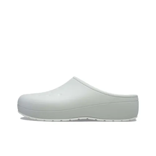 Crocs Устойчивые домашние тапочки унисекс серого цвета