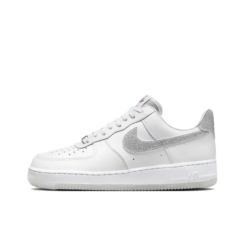 Nike Air FORCE 1 Скейтборд Кроссовки Низкие Белые Красные Серые Женские