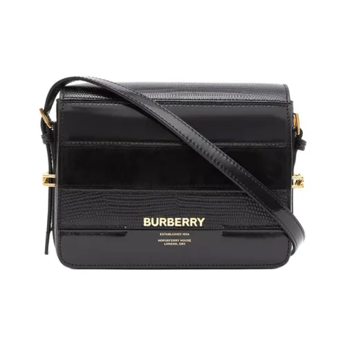 Burberry Рюкзак через плечо из коровьей кожи плечевая сумка маленькая женская черный