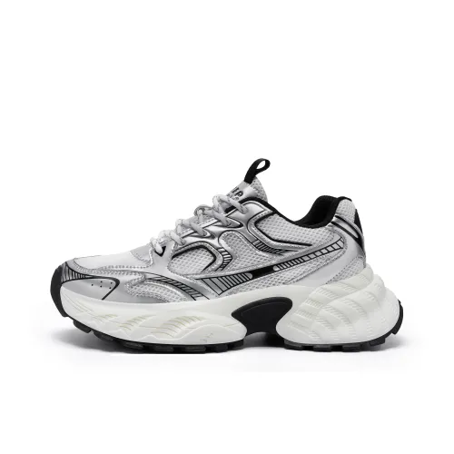 JEEP SPIRIT Низкий топ массивные кроссовки мужской Луна песочный серебряный