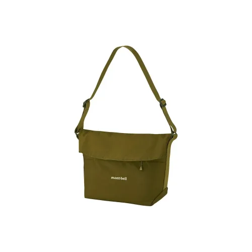 MONTBELL Нейлоновая сумка через плечо стандартная унисекс армейский зеленый зеленый