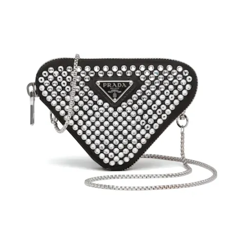 PRADA Кожа Кошелек Женские Черный