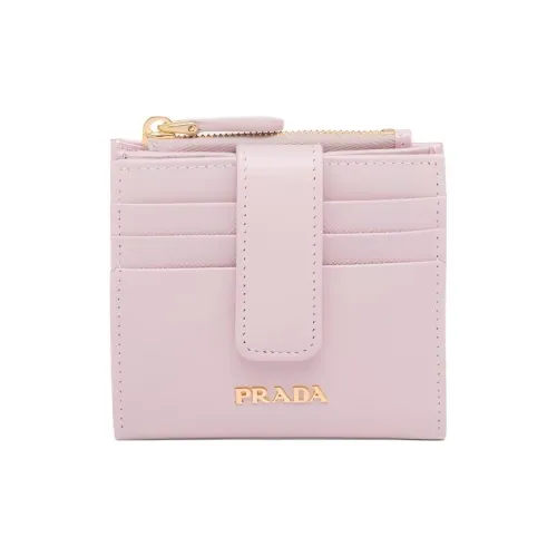 PRADA Saffiano кожа кошелек женский розовый