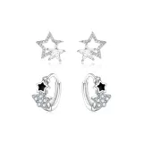 Серьги-кольца для ежедневного ношения (набор из 2 пар)