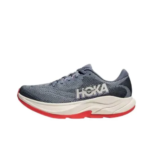 HOKA ONE ONE RINCON 4 Slip-Resistant Низкий Топ Повседневные Тренировочные Беговые Кроссовки Женские Серые