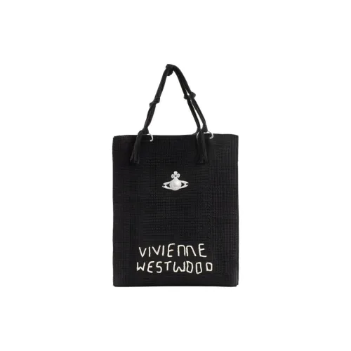 Vivienne Westwood Хлопковая сумка большой унисекс черный