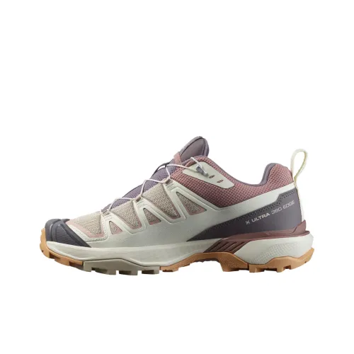 Salomon X Ultra 360 Slip-resistant Low Top Hiking Shoes Women's Purple Pink