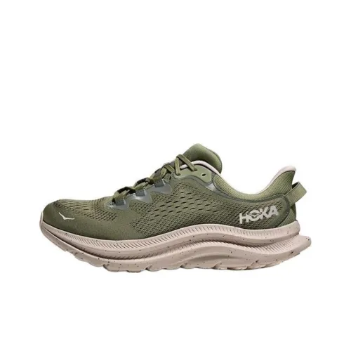 HOKA ONE ONE KAWANA 2 Противоскользящий Устойчивый к истиранию Низкий Топ Повседневные Беговые кроссовки Мужские Зеленые