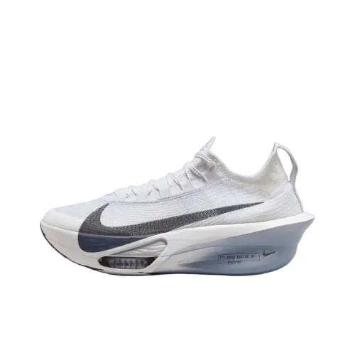 Nike Air Zoom Alphafly Next% 3 Амортизация Дышащий Легкий Низкий Отскок Беговые кроссовки Унисекс Белый Черный