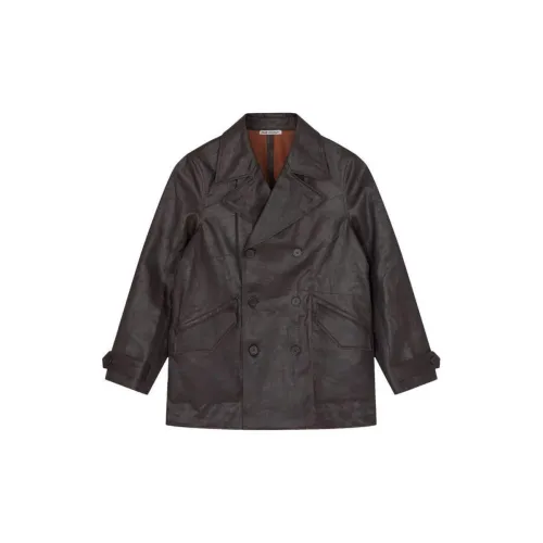 OUR LEGACY Коричневое Мужское Пальто