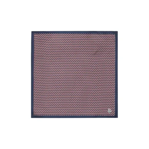 AMANI Mulberry Silk Silk Scarves Men's Red