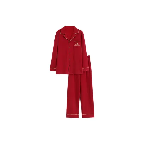 CAIHENGTONG Пижамный комплект мужской красный