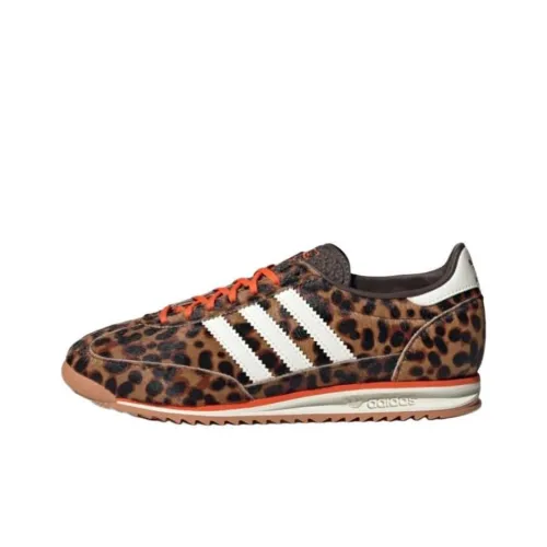 Adidas Originals SL 72 OG Slip-resistant Abrasion-resistant Low Top Casual Shoes Women's Brown Adidas Originals SL 72 OG Противоскользящий устойчивый к истиранию Низкий топ Повседневная обувь Женская Коричневый