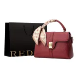 Зернистая кожа личи - Бургундский