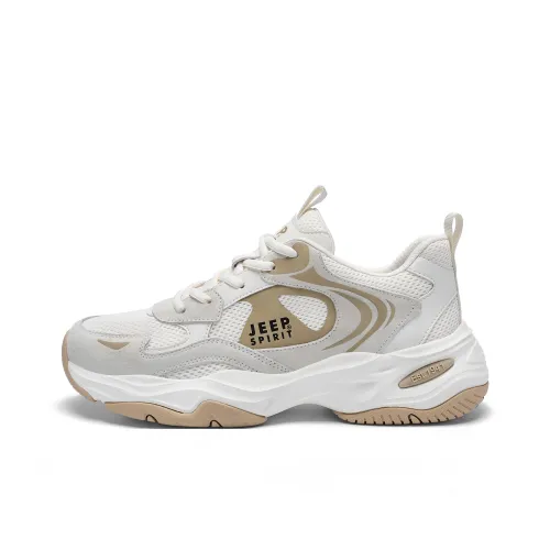 JEEP SPIRIT Низкий топ массивные кроссовки мужской шаффлборд белый
