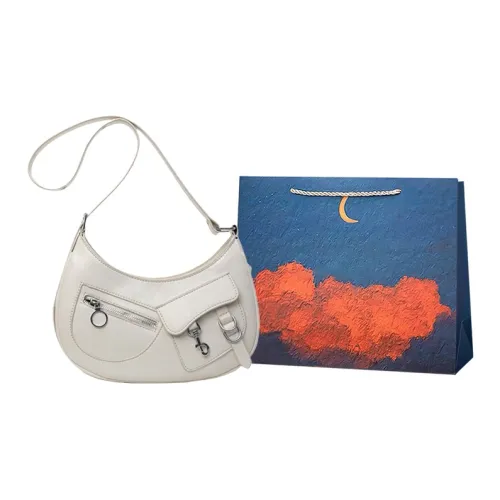 Elsvet ПУ (полиуретан) Через плечо Стандартный Женские Белый Коричневый Черный Розовый