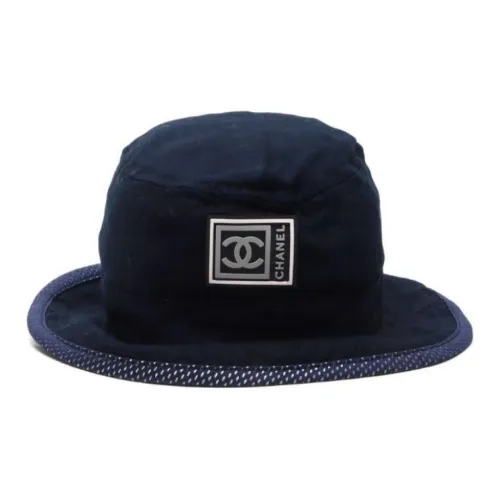 CHANEL Хлопковые Панамы Женские Midnight Blue