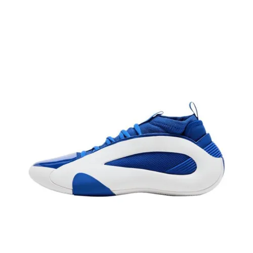 Adidas Harden Vol. 8 Slip-resistant Abrasion-resistant MID Баскетбольные кроссовки Мужские Синий Белый