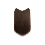 Y-образный Прямые волосы [60 см Светло-коричневый]