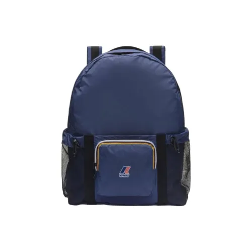 K WAY Нейлон Рюкзак Мужской Темно-синий