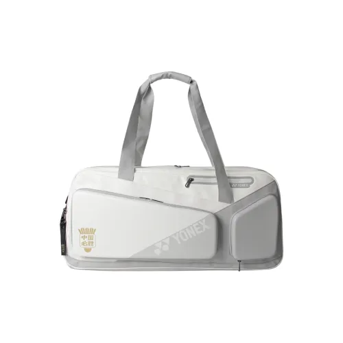 YONEX Спортивная сумка из искусственной кожи унисекс белого цвета