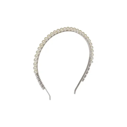 MIU MIU Металл Ободки для волос Женские Серебряные