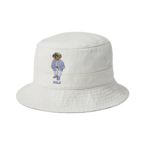 Polo Ralph Lauren Cotton Bucket Hats Унисекс Белый