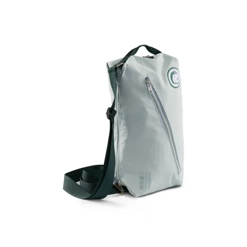 WATERFLY Дзен Стиль Hu ER Коллаборация Edition Нейлон Сумка через плечо Унисекс Зеленый цвет винограда Матча