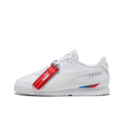 BMW M Motorsport X PUMA ROMA Низкий Топ Повседневная Обувь Мужская Белая