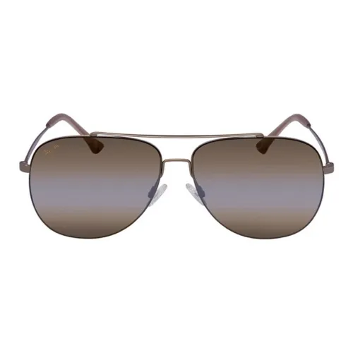 Maui Jim Титан Авиатор Солнцезащитные очки Унисекс Коричневый