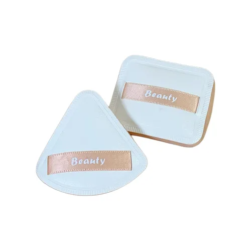 KEQI Хлопковая конфета Розовый Легко наносится And Мягкий Квадратный Веерообразный 2 шт