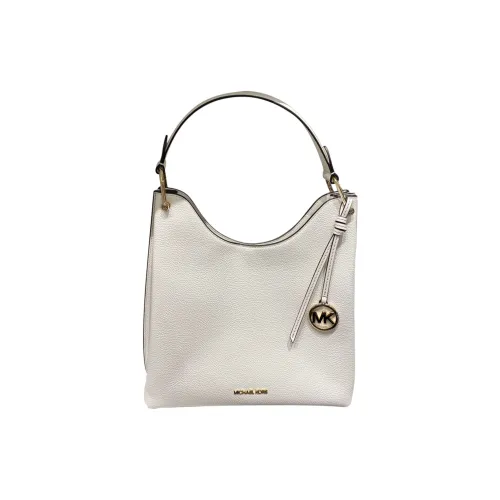 MICHAEL KORS Кожа Полумесяц Сумка Подмышечная Сумка на Плечо Женская Белая