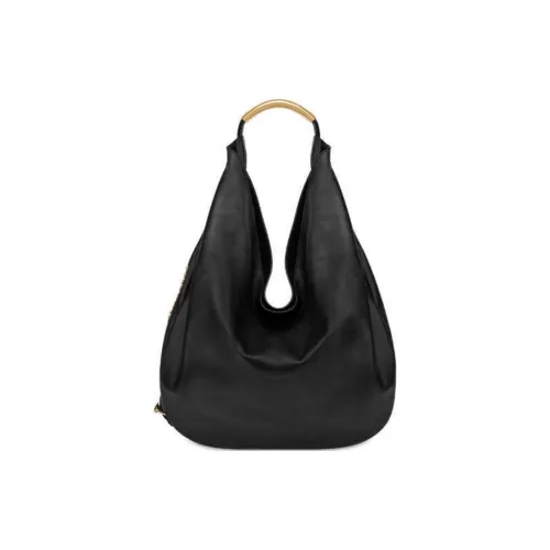 MOSCHINO Sheepskin Bag Shoulder Bag Large Women's Black