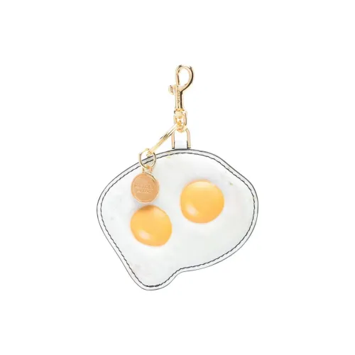 MOSCHINO Телячья кожа Брелоки Унисекс Белый