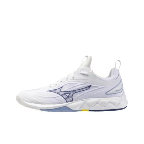 Кроссовки для тренировок Mizuno Wave Lightning Z8, низкий топ, белый и синий, унисекс