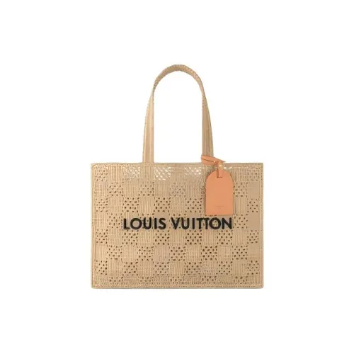 LOUIS VUITTON Кожа Тоут Сумка Сумка для покупок Сумка Унисекс Коричневый