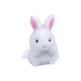 Кролик подвеска - белый