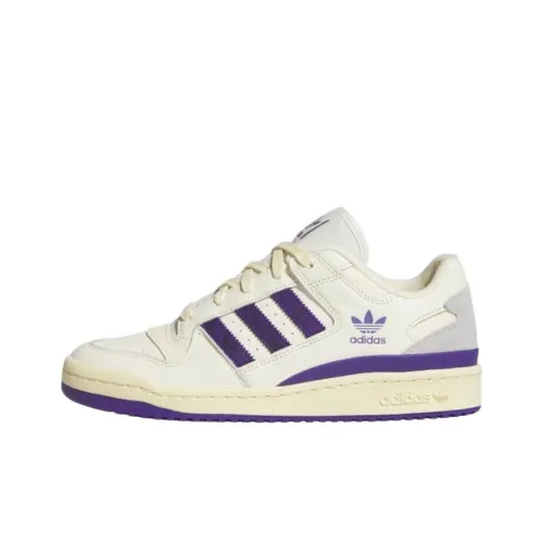 Adidas Originals FORUM Устойчивые к истиранию низкие кроссовки для скейтбординга Мужские Белые